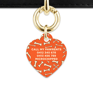 Halloween Bones Pet ID Tag