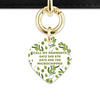 Olive Pattern Pet ID Tag