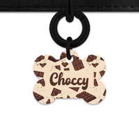 Chocolate Pattern Pet ID Tag