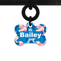Pastel Camouflage Pet ID Tag