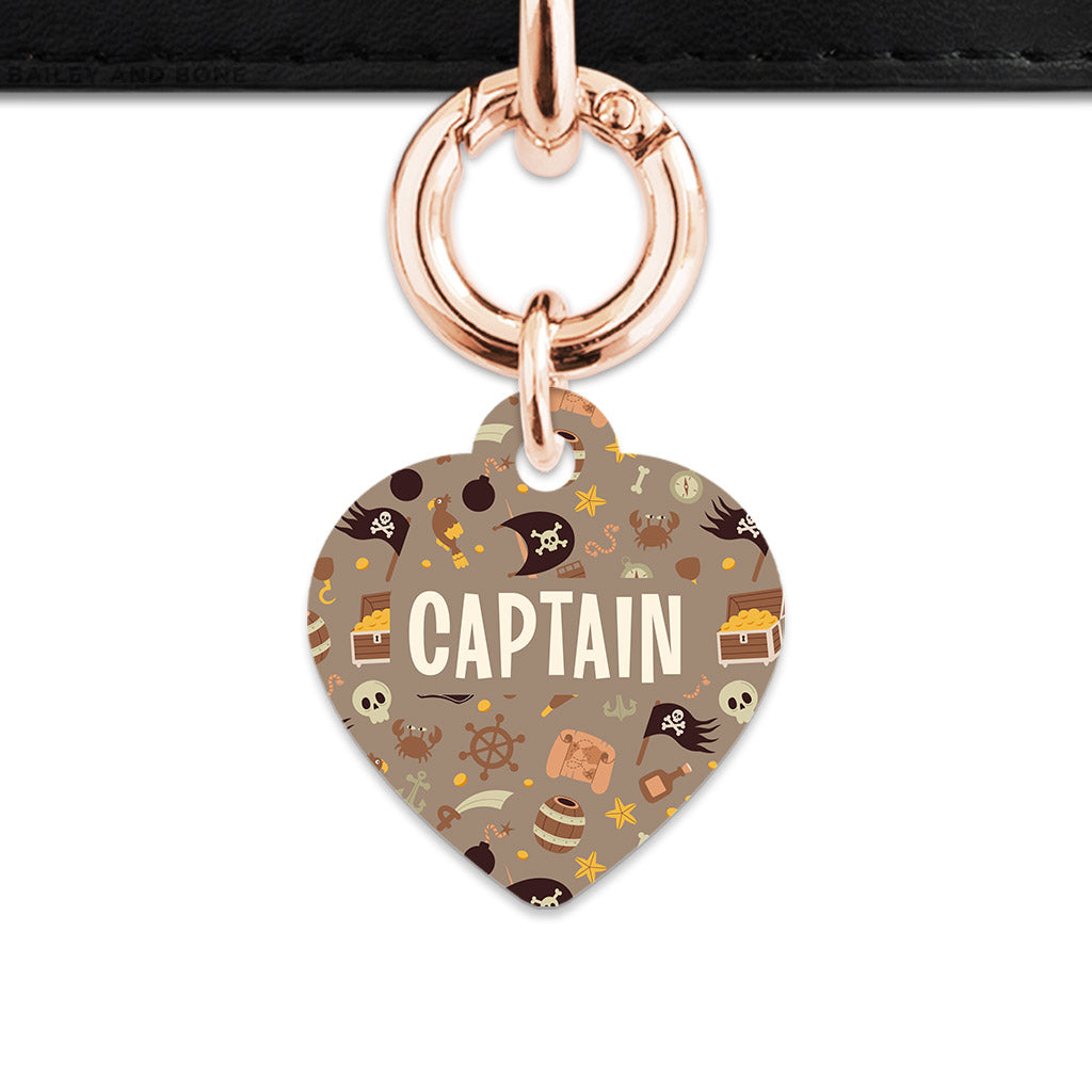 Pirates Pattern Pet ID Tag