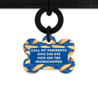 Biscotti Pattern Pet ID Tag