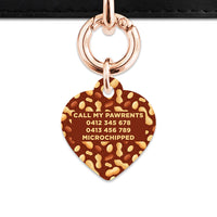 Peanut Pattern Pet ID Tag