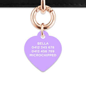 Light Purple Barbie Pet ID Tag