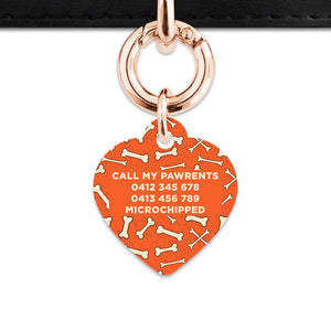 Halloween Bones Pet ID Tag