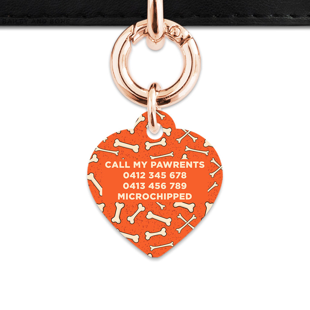 Halloween Bones Pet ID Tag