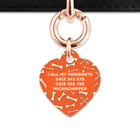 Halloween Bones Pet ID Tag