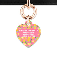 Pink Lemonade Pet ID Tag
