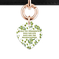 Olive Pattern Pet ID Tag