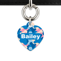 Pastel Camouflage Pet ID Tag
