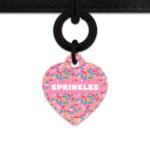Pink Birthday Sprinkles Pet ID Tag