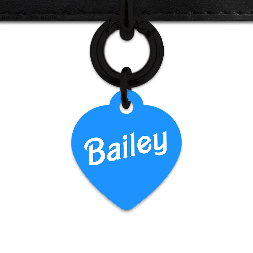 Blue Barbie Pet ID Tag