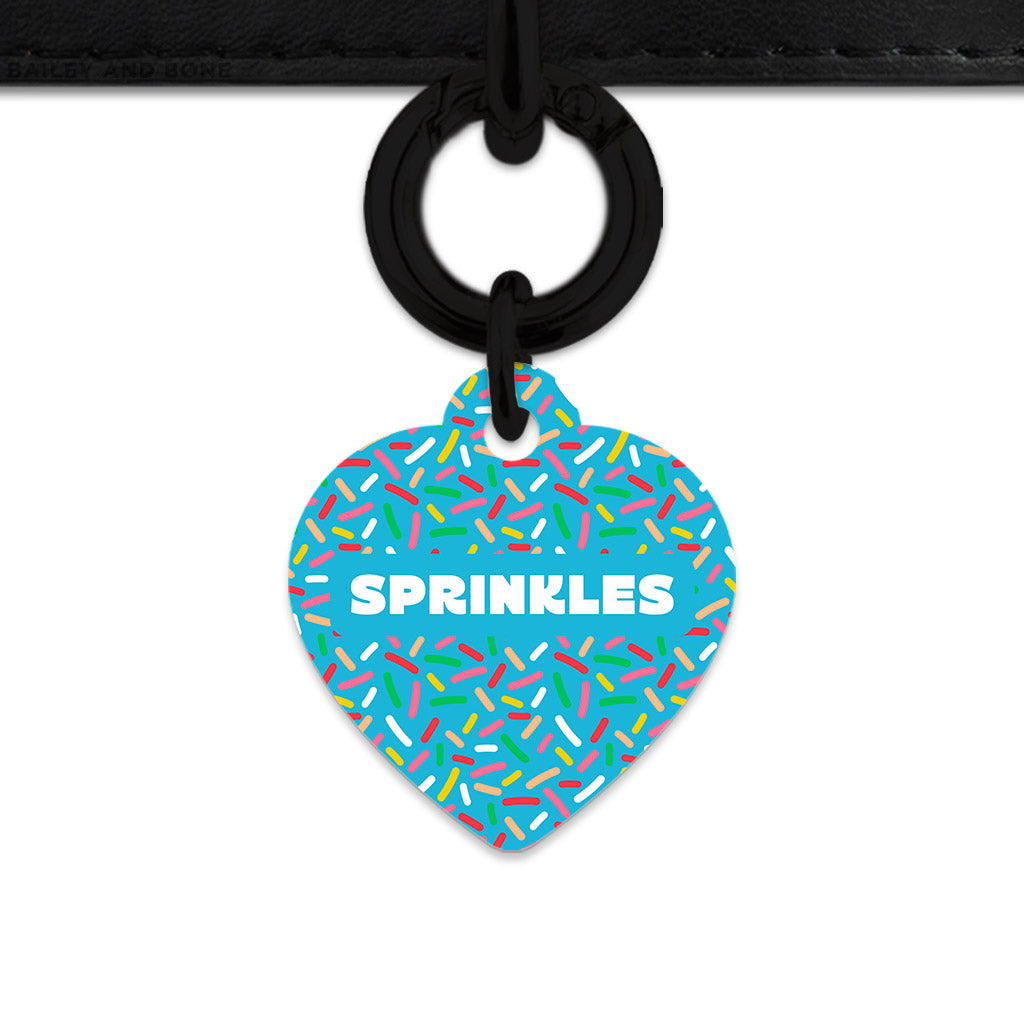 Blue Birthday Sprinkles Pet ID Tag