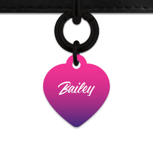 Purple Gradient Pet ID Tag
