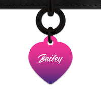 Purple Gradient Pet ID Tag