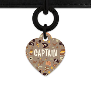 Pirates Pattern Pet ID Tag
