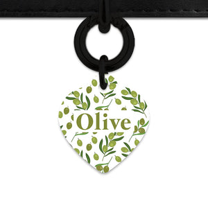 Olive Pattern Pet ID Tag