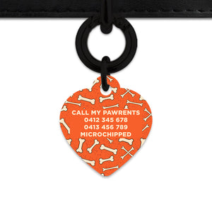 Halloween Bones Pet ID Tag