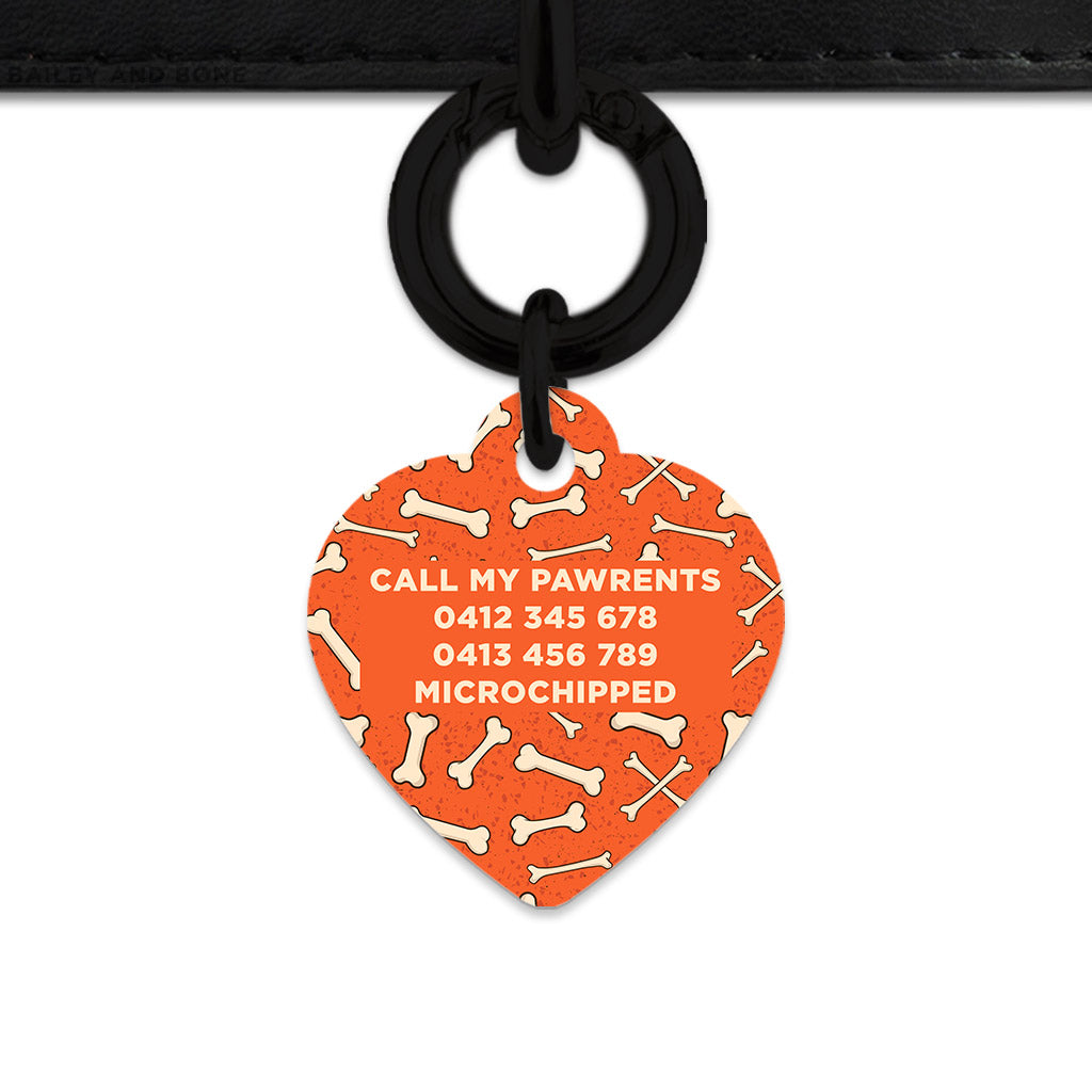 Halloween Bones Pet ID Tag