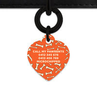 Halloween Bones Pet ID Tag