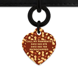 Peanut Pattern Pet ID Tag