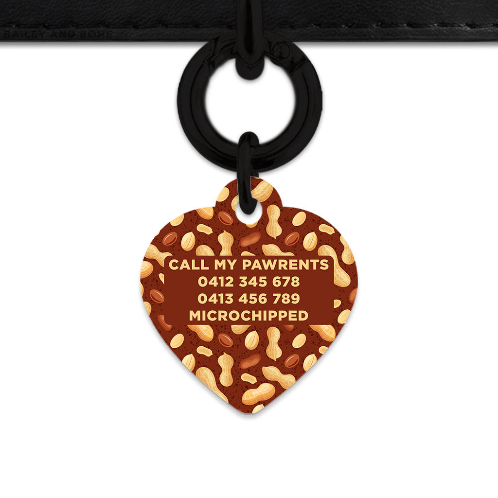 Peanut Pattern Pet ID Tag
