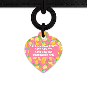Pink Lemonade Pet ID Tag