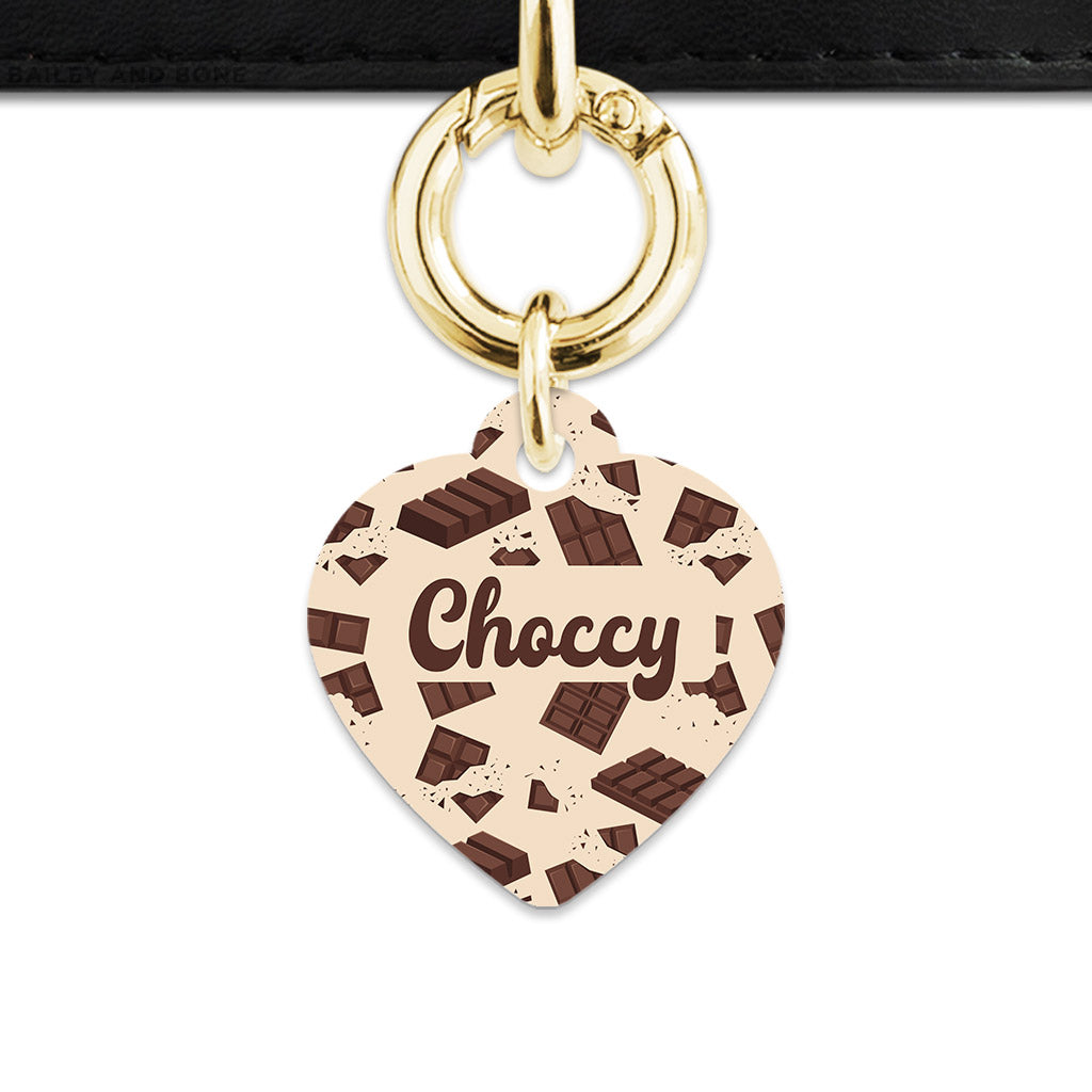 Chocolate Pattern Pet ID Tag