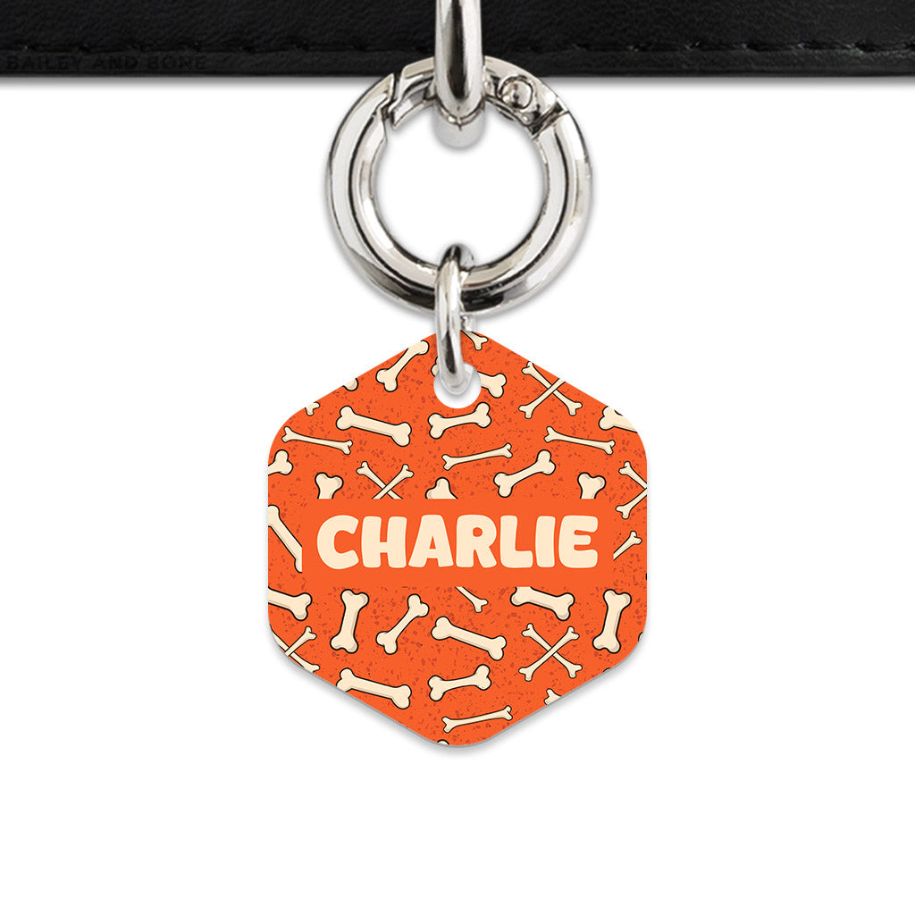 Halloween Bones Pet ID Tag