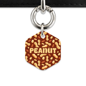 Peanut Pattern Pet ID Tag