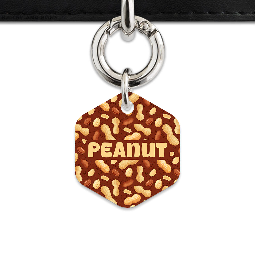 Peanut Pattern Pet ID Tag