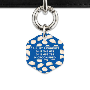 Dumpling Pattern Pet ID Tag