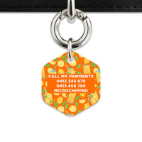 Orange Lemonade Pet ID Tag