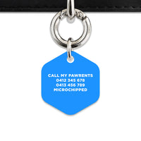 Blue Barbie Pet ID Tag