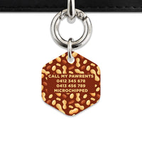 Peanut Pattern Pet ID Tag