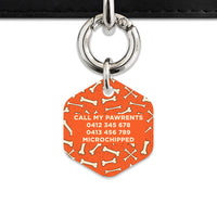 Halloween Bones Pet ID Tag