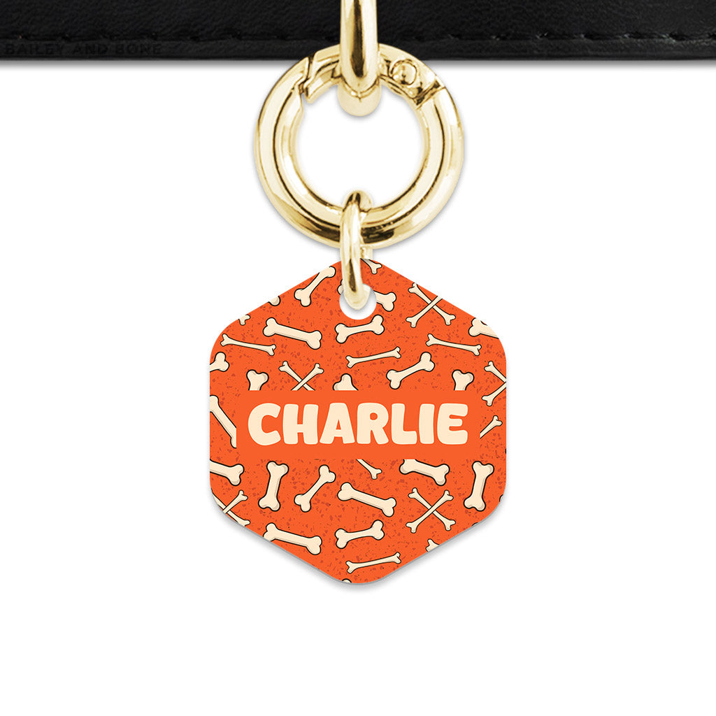 Halloween Bones Pet ID Tag