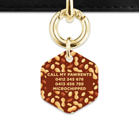 Peanut Pattern Pet ID Tag