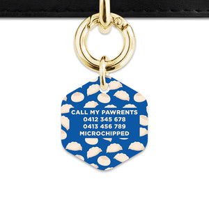 Dumpling Pattern Pet ID Tag