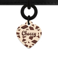 Chocolate Pattern Pet ID Tag