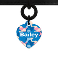 Pastel Camouflage Pet ID Tag