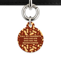 Peanut Pattern Pet ID Tag