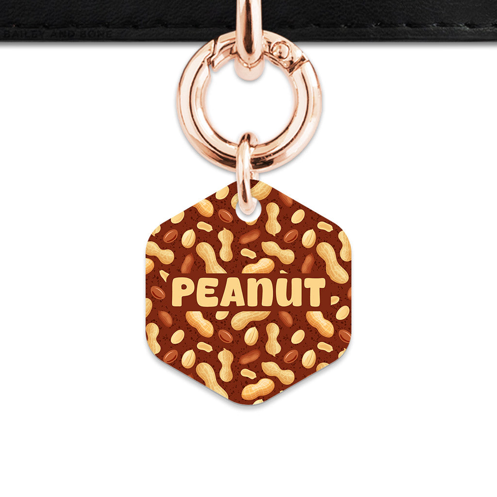 Peanut Pattern Pet ID Tag