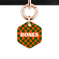 Halloween Checkers Pet ID Tag