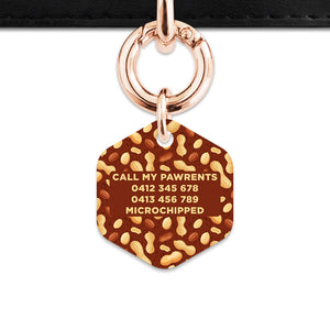 Peanut Pattern Pet ID Tag