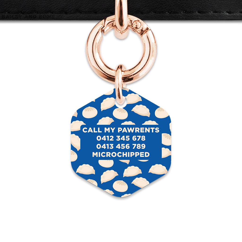 Dumpling Pattern Pet ID Tag