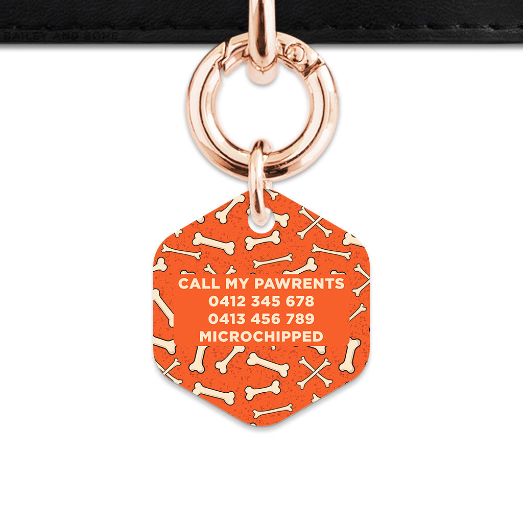 Halloween Bones Pet ID Tag