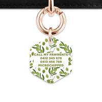 Olive Pattern Pet ID Tag