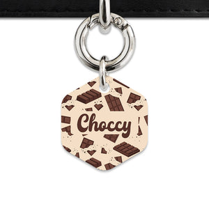 Chocolate Pattern Pet ID Tag