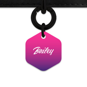Purple Gradient Pet ID Tag